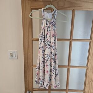 Floral Halter Neck Dress